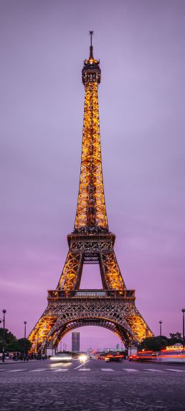 Eiffel Tower, Paris, France Wallpaper 1080x2400