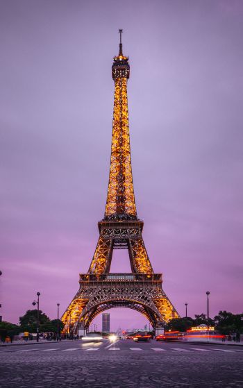 Обои 1752x2800 Эйфелева башня, Париж, Франция