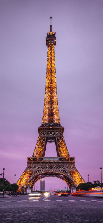 Eiffel Tower, Paris, France Wallpaper 1284x2778