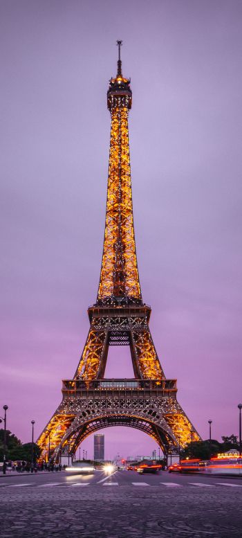 Eiffel Tower, Paris, France Wallpaper 1080x2400