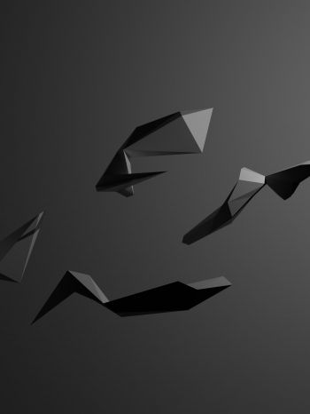 abstraction, black, background Wallpaper 1620x2160