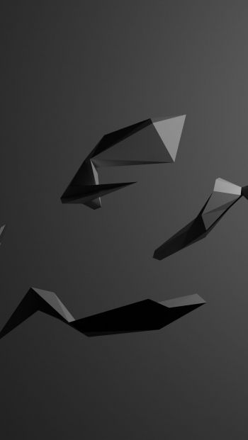 abstraction, black, background Wallpaper 640x1136