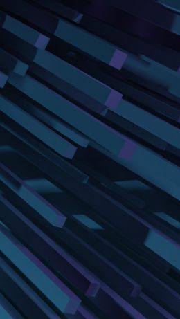 abstraction, 3D, blue Wallpaper 640x1136