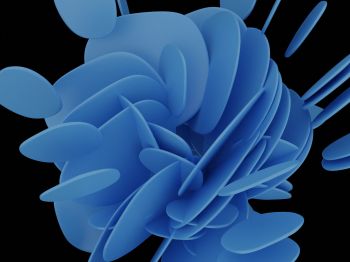 abstraction, blue, 3D Wallpaper 800x600