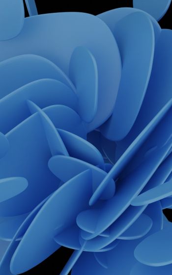 abstraction, blue, 3D Wallpaper 800x1280
