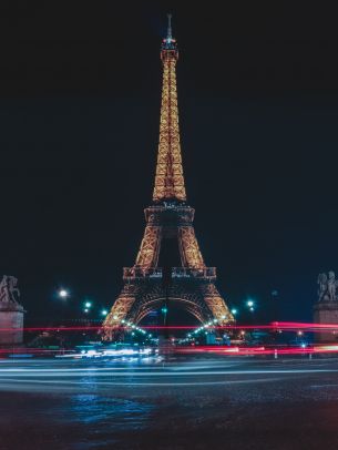 Eiffel Tower, Paris, France Wallpaper 1536x2048