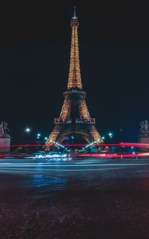 Eiffel Tower, Paris, France Wallpaper 800x1280