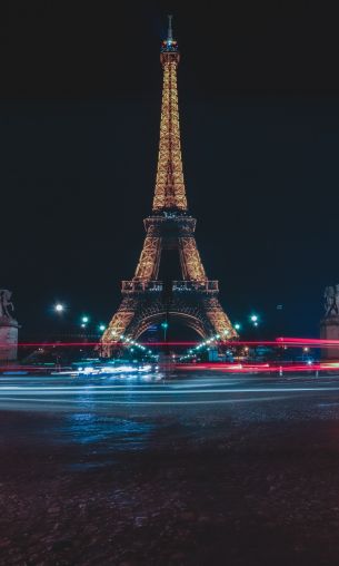 Eiffel Tower, Paris, France Wallpaper 1200x2000