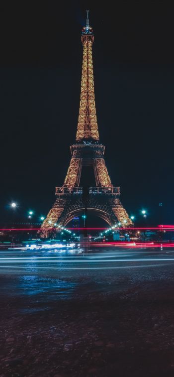 Обои 1284x2778 Эйфелева башня, Париж, Франция