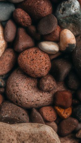 stones, background, brown Wallpaper 2160x3840