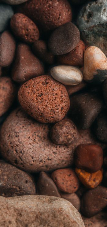 stones, background, brown Wallpaper 1080x2280