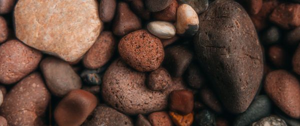 stones, background, brown Wallpaper 2560x1080