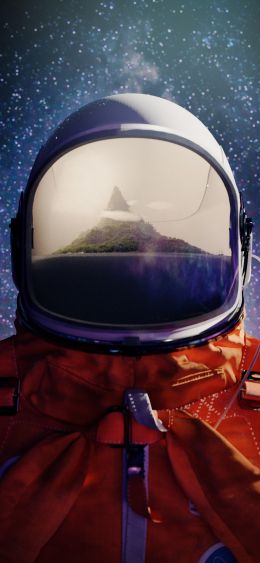 astronaut, astronaut Wallpaper 1080x2340