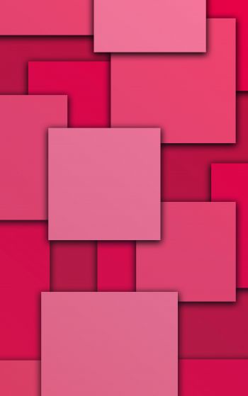 Обои 1752x2800 квадраты, абстракция, розовый