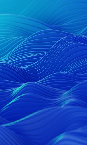 abstraction, waves, blue Wallpaper 1200x2000