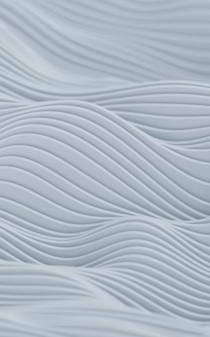 abstraction, waves, white Wallpaper 1200x1920