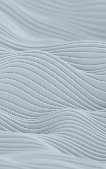 abstraction, waves, white Wallpaper 1200x1920