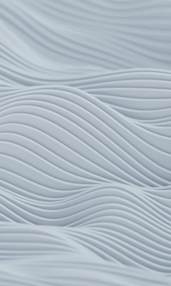 abstraction, waves, white Wallpaper 1200x2000