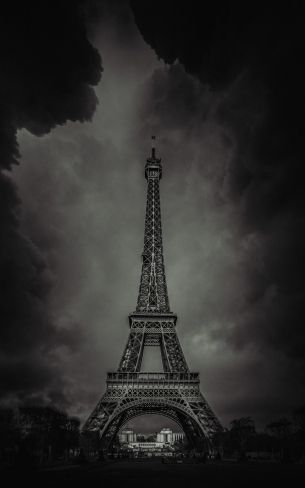 Eiffel Tower, Paris, France Wallpaper 800x1280