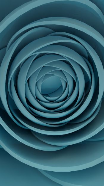 abstraction, rose, 3D Wallpaper 640x1136