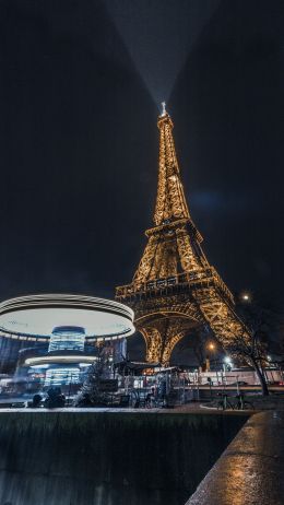 Eiffel Tower, Paris, France Wallpaper 1440x2560