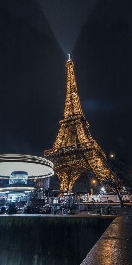 Eiffel Tower, Paris, France Wallpaper 720x1440