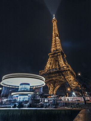 Eiffel Tower, Paris, France Wallpaper 1536x2048