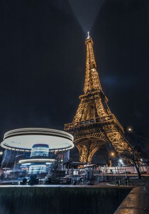 Eiffel Tower, Paris, France Wallpaper 1640x2360