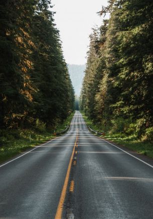 road, highway, asphalt Wallpaper 1668x2388