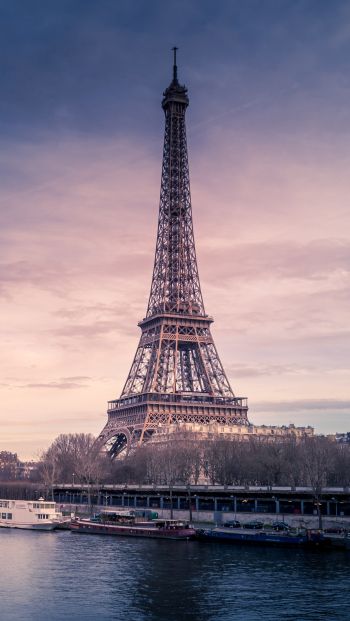 Обои 640x1136 Эйфелева башня, Париж, Франция