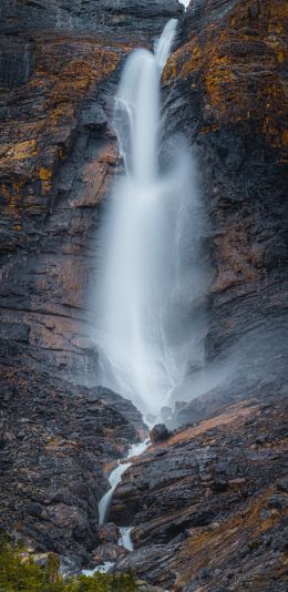 Takakkou Waterfall Wallpaper 1440x2960