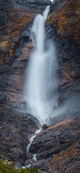 Takakkou Waterfall Wallpaper 1170x2532
