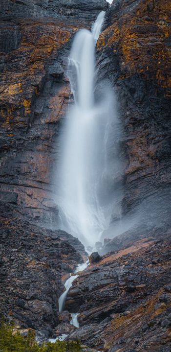 Takakkou Waterfall Wallpaper 1080x2220