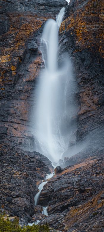 Takakkou Waterfall Wallpaper 1080x2400