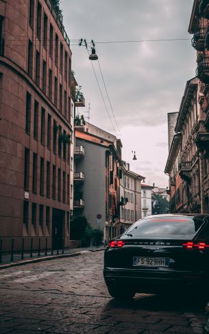 Porsche Panamera, Italy, Milan Wallpaper 1600x2560