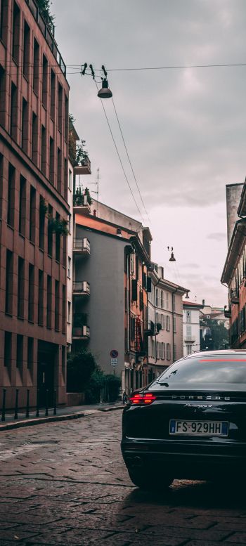 Porsche Panamera, Italy, Milan Wallpaper 1080x2400