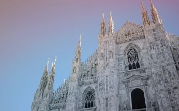Piazza del Duomo, cathedral, Milan Wallpaper 2560x1600