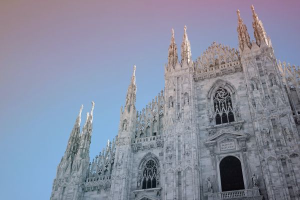 Piazza del Duomo, cathedral, Milan Wallpaper 6000x4000