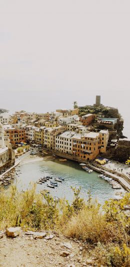 Cinque Terre, Italy, city Wallpaper 1440x2960