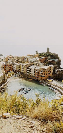 Cinque Terre, Italy, city Wallpaper 1440x3040