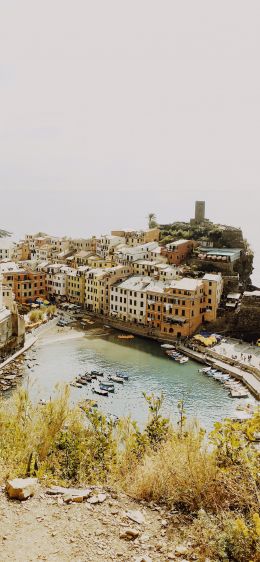 Cinque Terre, Italy, city Wallpaper 1242x2688