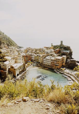 Cinque Terre, Italy, city Wallpaper 1640x2360