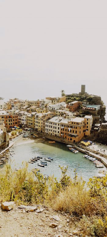 Cinque Terre, Italy, city Wallpaper 1080x2400