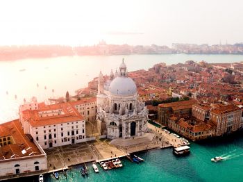 Обои 800x600 Венеция, вид с высоты птичьего полета, Италия
