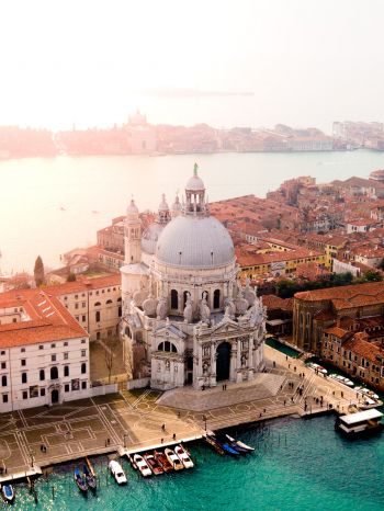 Venice, bird's eye view, Italy Wallpaper 1536x2048