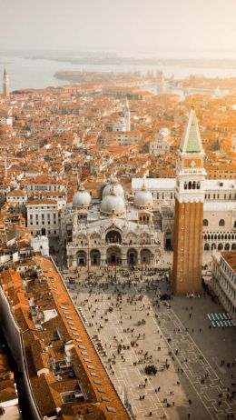 Venice, Italy, bird's eye view Wallpaper 1080x1920