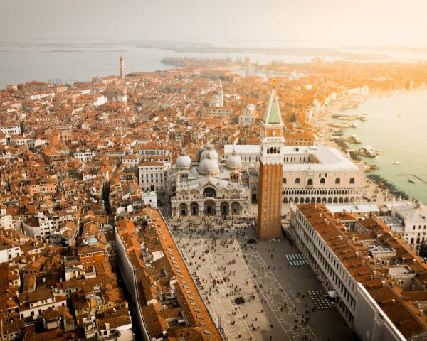 Venice, Italy, bird's eye view Wallpaper 1280x1024