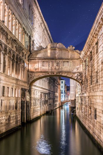 Обои 640x960 Венеция, Италия, канал