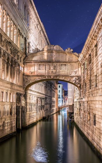 Обои 1600x2560 Венеция, Италия, канал