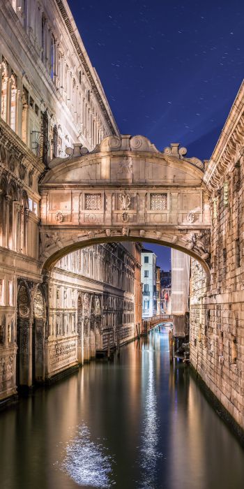Обои 720x1440 Венеция, Италия, канал